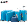 BUBULE WL508 PP Hot Sale PP 5 pcs Trolley Luggage Set Spinner Wheeled Suitcases