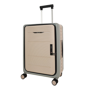 BUBULE Custom Pp Carry on High Quality Folding Rolling Trolley Luggage Travel Hard Suitcase with Wheels