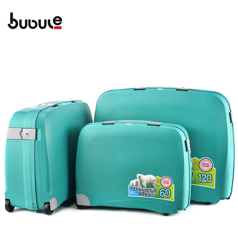 BUBULE NX508 5 PCS PP Cheap High Quality PP Travel Trolley Luggage Sets Spinner Wheeled Suitcases