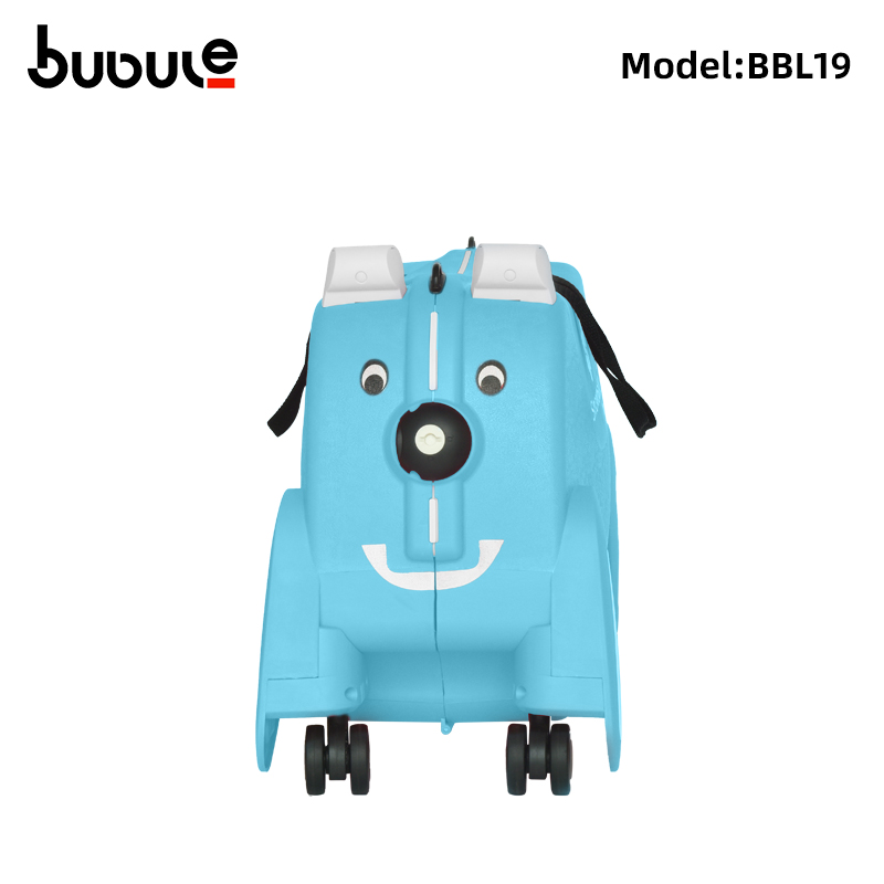 BUBULE BBL19 19'' Popular PP Wheeled Dog Luggage Cute Ride On Kids Suitcase