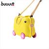 BUBULE Popular PP Wheeled Cute Ride On Kids Suitcase Luggage