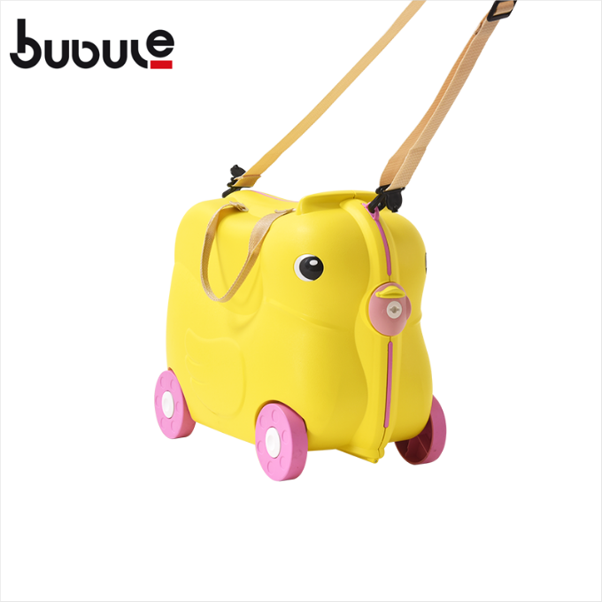 BUBULE BBL03 Popular PP Wheeled Cute Ride On Kids Suitcase Luggage