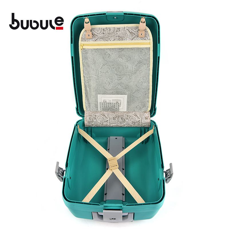 BUBULE NL 21'' PP Large Trolley Luggage Bag Aluminum Trolley Suitcase Trolley Suitcase with Universal 
