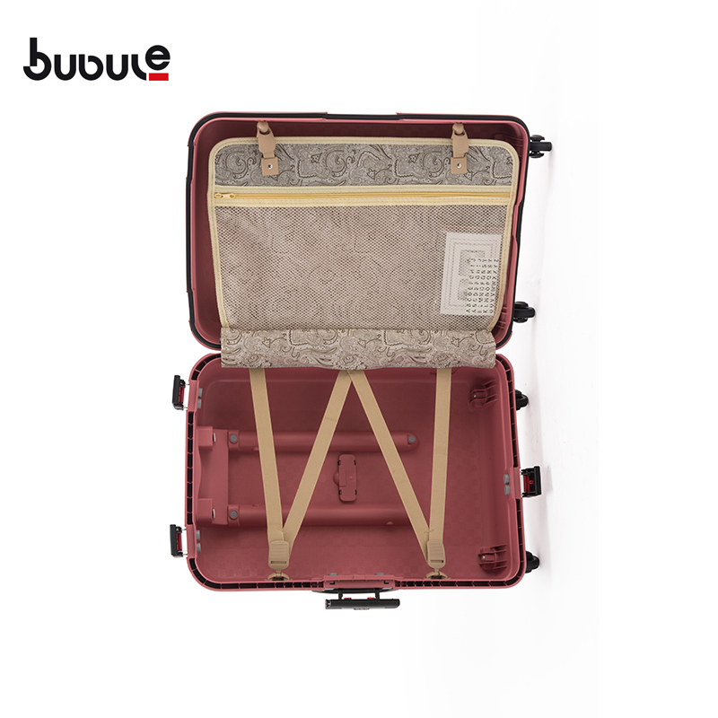 BUBULE SX401 4 PCS PP Wheeled Trolley Luggage Bag Sets Classic Style Travel Suitcases