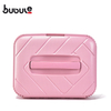 BUBULE EL14 14" Wholesale Pink Fashion PP Cosmetic Box Makeup Case Bag with Lock