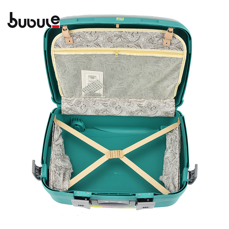 BUBULE NL508 Hot Sale 100% PP OEM Trolley Customized Travel Suitcase Wheeled Luggage Set