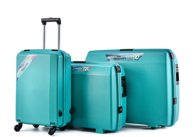 BUBULE 3pcs Wheeled Trolley Luggage Bag Sets Classic Style Travel Suitcases